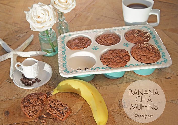Banana Chia Breakfast Muffins