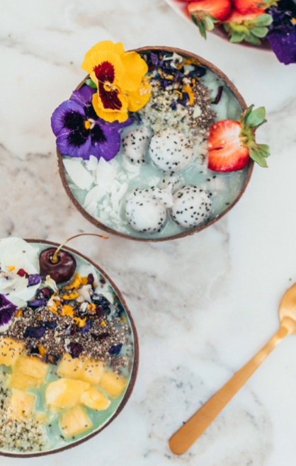 Spirulina Superfood Smoothie Bowl