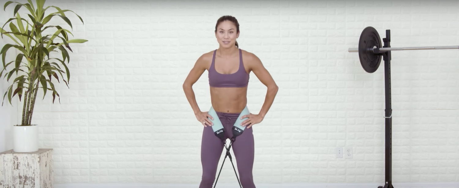 Total Body Squat Band Workout Perfect Squats
