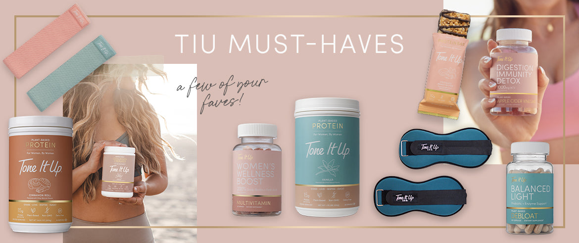 Tone It Up Holiday Gift Guide 2021 All of your favorite Products to stay healthy this holiday season