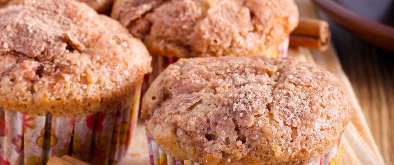 Apple Cinnamon Walnut Muffin