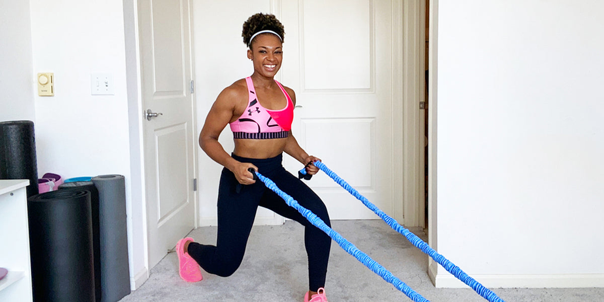 10-Minute Toning Ropes HIIT Workout With Ariel