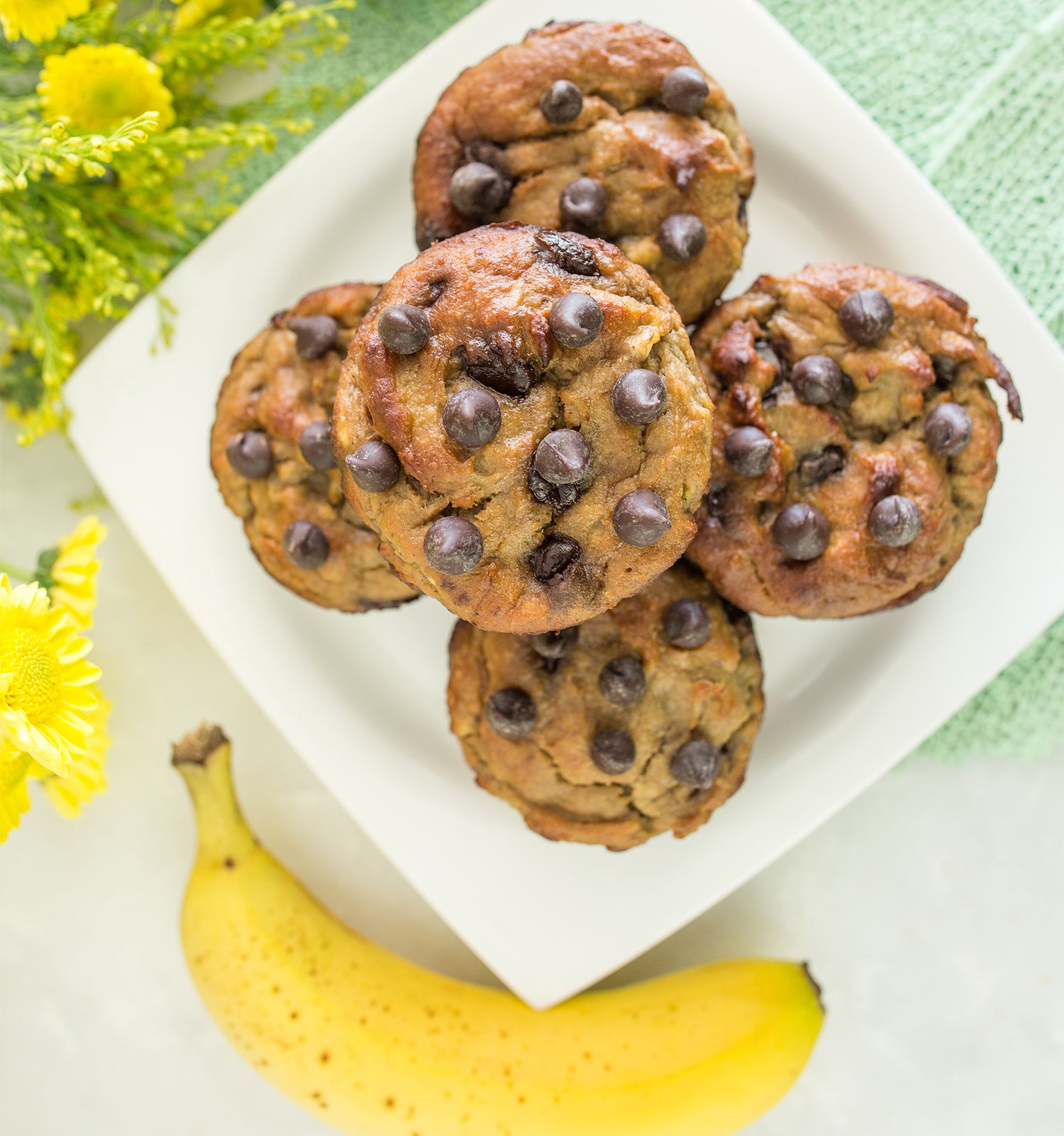 Chocolate Banana Bread Muffins