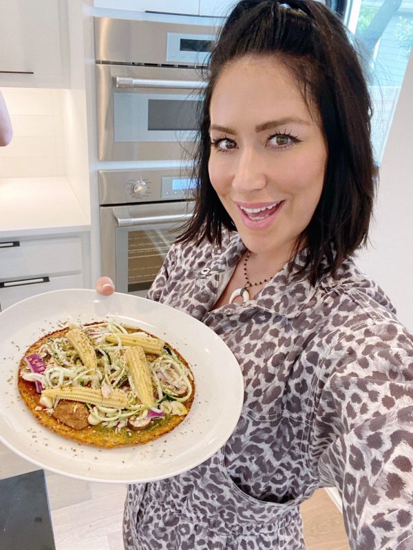 Make Easy Cauliflower Pizza with Karena & Bobby ~ NEW Video!