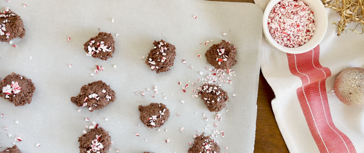 Sara's Chocolate Peppermint Protein Cookies
