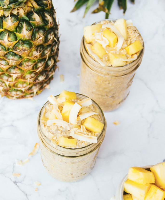 Piña Colada Overnight Oats