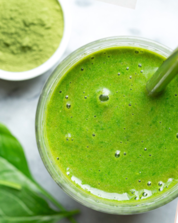 "New Me" Peachy Green Smoothie
