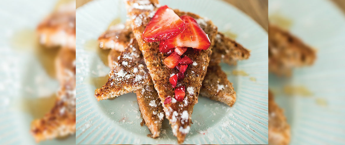 Tone It Up Ezekial Bread French Toast with Protein