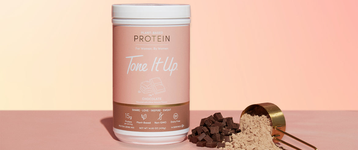 Tone It Up Plant Based Protein Powders For Women By Women 15 grams of protein per serving