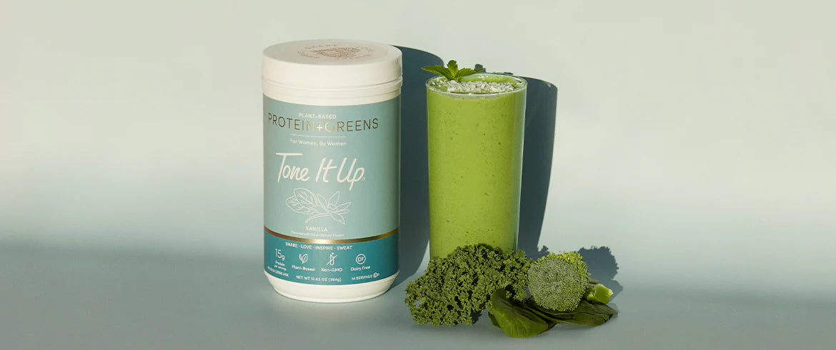 Tone It Up Protein and Greens Nutrition Supplement Powder