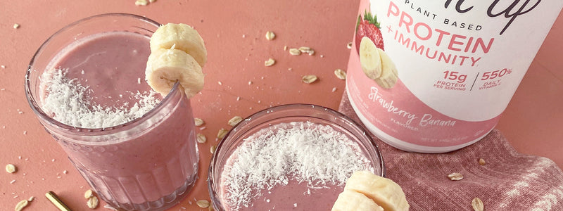 TIU4YOU Recipe Sneak Peek ~ Strawberry Banana Immunity Smoothie