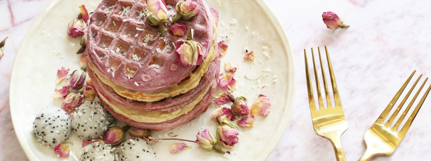 These Gorgeous Ombré Easter Waffles Are Brunch Goals