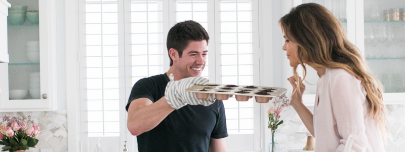 Chocolate Valentine's Day Treats. Healthy Donuts, Muffins and Brownie Recipes using Tone It Up Chocolate protein Powder. 