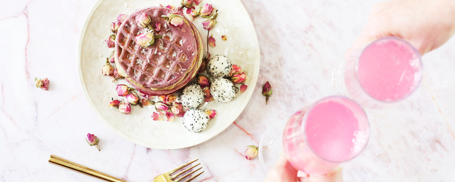 These Gorgeous Ombré Easter Waffles Are Brunch Goals