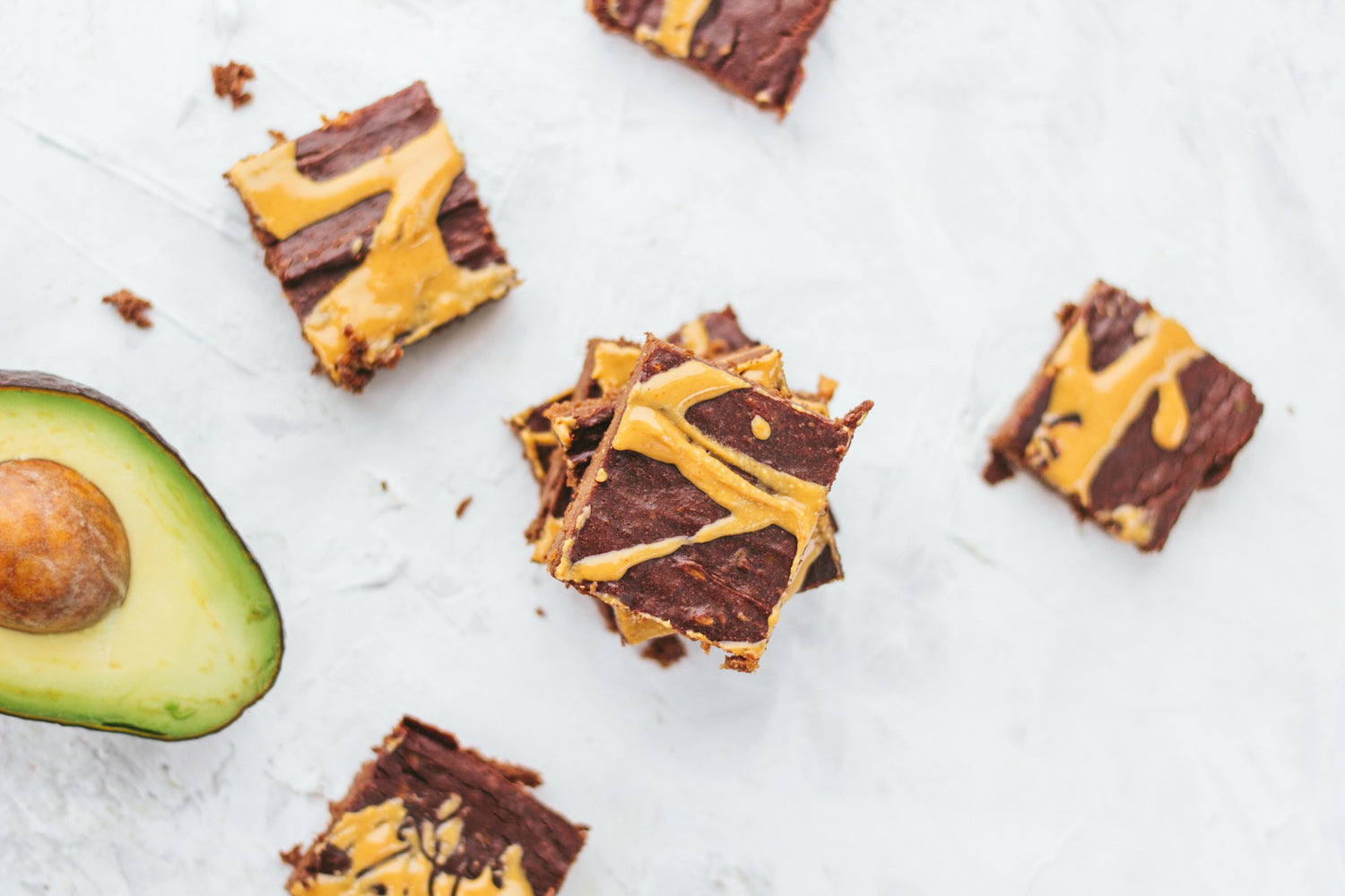 Avocado Peanut Butter Brownie