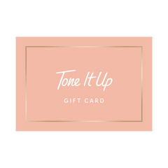 Tone It Up Gift Card  Nutrition & Workout Equipment - Tone It Up